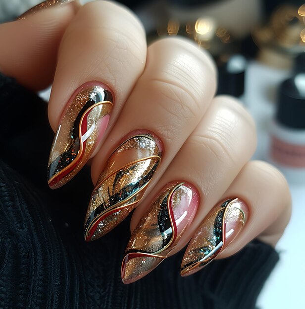 shiny nails